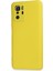 Xiaomi Poco X3 Gt Kılıf Lansman Içi Kadife Nano Silikon - Sarı 3