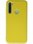 Xiaomi Redmi Note 8 Kılıf Lansman Içi Kadife Nano Silikon - Sarı 1