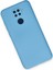 Xiaomi Redmi Note 9 Kılıf Lansman Içi Kadife Nano Silikon - Mavi 2