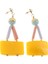 Plastik Hafif Kulak Takı Küpe Çok Katmanlar Geometrik Şekil Dangle Sarı (Yurt Dışından) 1