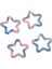 10X Dıy Hollow Star Küpe Kolye El Sanatları Takı Aksesuarı Için Koyu Mavi (Yurt Dışından) 3