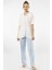 3370 Kadın Büyük Beden Kısa Kollu Pijama Takım-Mavi 2