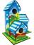 /kumtoys 2698 Kumtoys Ahşap Kuş Evi Boyama 4