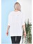 ST000628 %100 Pamuk Bisiklet Yaka Boyfriend Örme T-Shirt 5