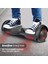 Knight 6.5 Inch Işıklı Akıllı Dengeli Elektrikli Kaykay Hoverboard Taşıma Çantalı Siyah 5