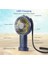 El Fanı, Mini El Fanı Kişisel Taşınabilir Fan 3 Hız Ayarlanabilir Açı Çıkarılabilir Taban Ipi USB Şarj (Mor) (Yurt Dışından) 3