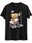 Time Heals Tedy Bear Siyah Tshirt 1