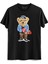 Stay Cool Tedy Bear Siyah Tshirt 1