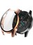 For Huawei Watch Gt2 46mm 2 In 1 Tempered Glass Screen Protector + Fully Plating Pc Case (Rose Gold) (Yurt Dışından) 2