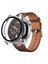 For Huawei Watch Gt 3 42mm Pc + Tempered Glass Watch Protective Case (Transparent) (Yurt Dışından) 4