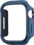Pc + Tpu 2 Renkli Çerçeve İzle Vaka Apple Watch Uyumlu Series 7 41mm (Koyu Mavi + Siyah) (Yurt Dışından) 2