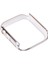 Çift Renkli Galvanik Pc Koruyucu İzle Vaka Apple Watch Uyumlu Serisi 3 & 2 & 1 38mm (Gümüş Kenar + Beyaz Arka Plan) (Yurt Dışından) 3