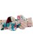 Prettyia Pamuk Kızlar Bebek Gül ve Çiçek Kafa Bandı Hairband Yay Tarzı 4