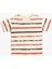 2SKB10124TK Bisiklet Yaka NormalKalıp Çizgili Çok Renkli Erkek Çocuk T-Shirt 1