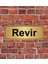 Altın Renk 10 x 20 cm Revir Yazılı Metal Yönlendirme Levhası 1