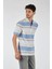 Minimalist Çizgili Polo Yaka Regular Fit Erkek T-Shirt - Günlük Kullanım 2