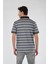 Çizgili Polo Yaka Erkek T-Shirt - Minimalist Stil 3