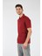 Polo Yaka Kısa Kollu Bordo Erkek T-Shirt MS7927 2