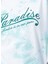 222 LCF 242002 Bisiklet Yaka Normal Kalıp Batik Desenli Mint Kadın T-Shirt 5