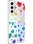Samsung Galaxy S21 Fe Kılıf M-Blue Desenli Fosforlu Silikon Kapak 1
