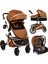Capsule Egg Travel Sistem Bebek Arabası Kahve Rose 1