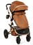 Capsule Egg Travel Sistem Bebek Arabası Kahve Rose 4