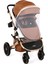Capsule Egg Travel Sistem Bebek Arabası Kahve Rose 6