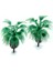 10'lu 2.2 Inç Bottlepalm Ağaçları Model Düzeni Tren Sahne Dekor 1/200 Ölçekli (Yurt Dışından) 1