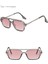 Retro Çift Köprü Kadın Güneş Gözlüğü Moda Pembe Gradyan Gözlük Trend Oyuk Leopar Mavi Güneş Gözlükleri Erkekler Shades (Yurt Dışından) 2