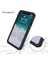 Apple iPhone x Uyumlu Kılıf Su Geçirmez 360 Derece Koruma Waterproof Telefon Kılıfı Kabı 3