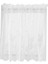 Dantel Katlı Cafe Yarım Perde Panel Kısa Valance 74X61 cm Beyaz (Yurt Dışından) 3