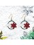 Yılbaşı Küpe Penguen Noel Hediyeler Takı Hayvanlar Festival Sunarlar Kar Tanesi Kulak Yüzükler Snating Snating Moda Parti Kadınlar Için - Kar Tanesi Bulut (Yurt Dışından) 4