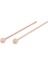 1 Çift Ahşap Davul Sticks Mallets Çırpıcı Vurmalı Enstrüman Aksesuar 22 cm. (Yurt Dışından) 2