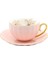 Avrupa Seramik Kupası Porselen Avrupa Tarzı Öğleden Sonra Çay Yeniden Kullanılabilir Çevre Dostu Seyahat Kupası ve Firma Ev Tazas Drinkware 50 | Teacup tabak Setleri (Yurt Dışından) 1