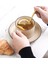 Japon Yüksek Kaliteli Kahve Fincanı Vintage Espresso Seramik Kupa Çevre Dostu Kupası ve Tabağı Nordic Cups Tazza Colazione Drinkware | Kahve Kupası Setleri 3