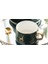 Nordic Seramik Kupası Türkçe Tepsi Öğleden Sonra Çay Lüks Çevre Dostu Mate Seyahat Kahve Fincanı Ofis Seyahat Tazas De Cafe Drinkware 5 | Teacup tabak Setleri (Yurt Dışından) 4
