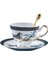 Yaratıcı Nordic Kahve Fincanı Seramik Sanat Kupa Akşam Yemeği Eko Dostu Kullanımlık Çay Bardağı Seti Ev Oturma Odası Tazas Modern Drinkware DF50 | Kahve Kupası Setleri 1