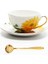 İngiliz Kemik Çin Çay Kahve Fincanı Fincan Seti Set Çiçek Desen Çay Fincanı Set Modern Seramik Kahve Fincanları Porselen Çay Bardağı Hediye | Duvar Takımları Setleri 1
