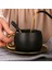 Nordic Buzlu Siyah Altın Kahve Kupa Latte Vintage Basit Seramik Kahve Fincanı Kaşık ve Tabağı ile Set Drinkware | Kahve Kupası Setleri 2