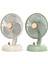 F10 Taşınabilir Sessiz Masaüstü Retro Hareketli Kafa USB Fan Bean Green (Yurt Dışından) 2