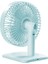 N11 Ayarlanabilir USB Şarj Sessiz Masaüstü Elektrik Fan 3 Hızlı Kontrol Gökyüzü Mavisi (Yurt Dışından) 2