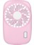 Taşınabilir El Tutuldu USB Şarj Edilebilir Mini Fan Pembe (Yurt Dışından) 1