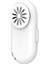 K1 Mini Klips Tipi Maske Fan USB Şarj 3 Vitesli Ayarlanabilir Küçük Fan Beyaz (Yurt Dışından) 1