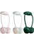 F08 Alüminyum Alaşım Bladess USB Asma Boyun Fanı Pembe (Yurt Dışından) 2