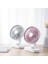 D77 Masaüstü Otomatik Sarılma Hhead Fan Sessiz Taşınabilir Ev Ofis Yurt USB Fan Gül Pembe (Yurt Dışından) 2