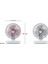 D77 Masaüstü Otomatik Sarılma Hhead Fan Sessiz Taşınabilir Ev Ofis Yurt USB Fan Gül Pembe (Yurt Dışından) 3