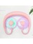 Mini Asılı Boyun Tipi Fan Açık LED Fan Pembe (Yurt Dışından) 4