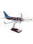 - Maket Uçak Boeing 737-800 1/100 - Bordo Mavi Taraftar, Özel Tasarım Model Uçak 2