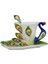 3D Renk Emaye Hayvan Kahve Fincanı Tabağı ve Kaşıkla Set Seramik Öğleden Sonra Çay Bardak Porselen Drinkware | Teacups (Yeşil)(Yurt Dışından) 1