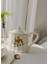 1 Adet Fransız Çay Kupası ve Tabaklar Set Porselen Çay Potu Teacup Coaster Kahve Kupa Seti Ev Teaware Setleri Cofca Takımları | Teacups 4